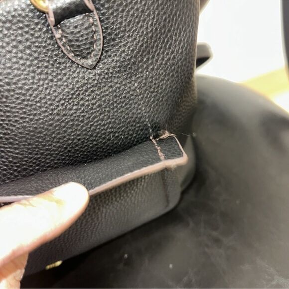 LC Black Pebbled Faux Leather Ingrid Mini Shopper Tote Crossbody Bag - Picture 14 of 16